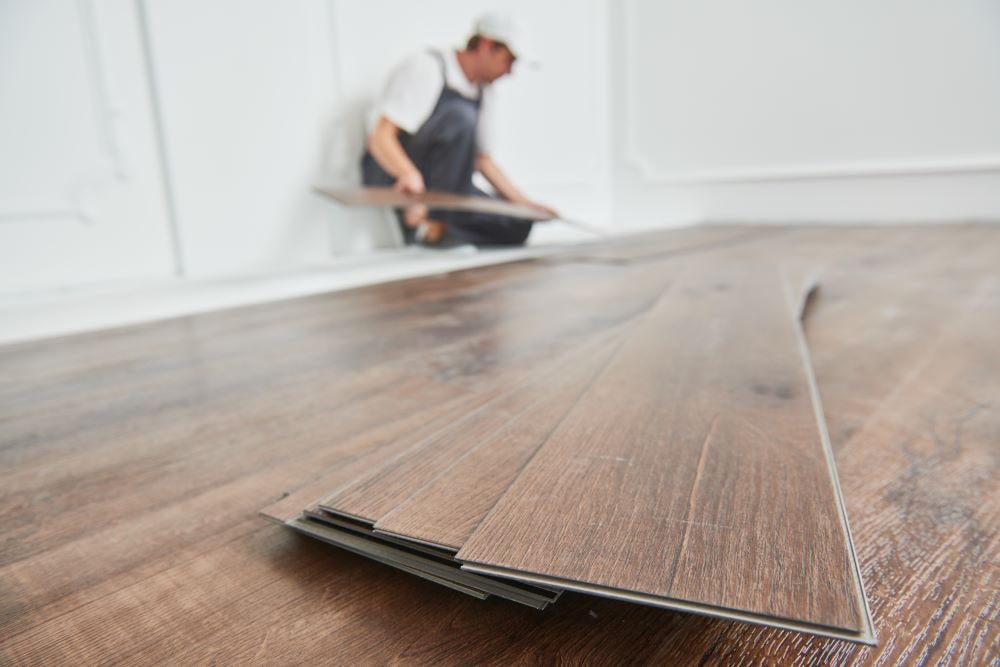 Vinyl plank flooring is easy to install