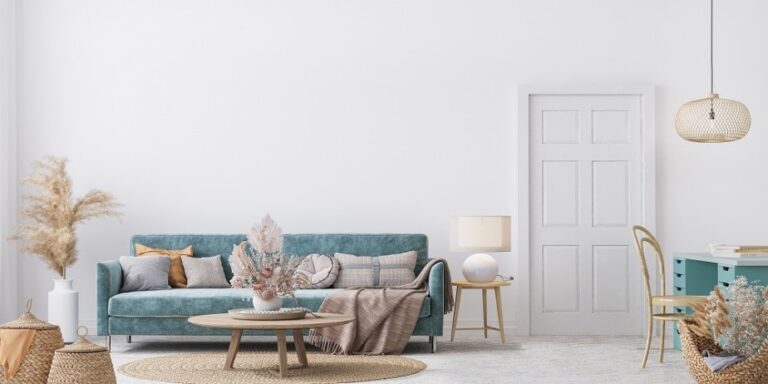 You can place your rug under the table in a small living room.
