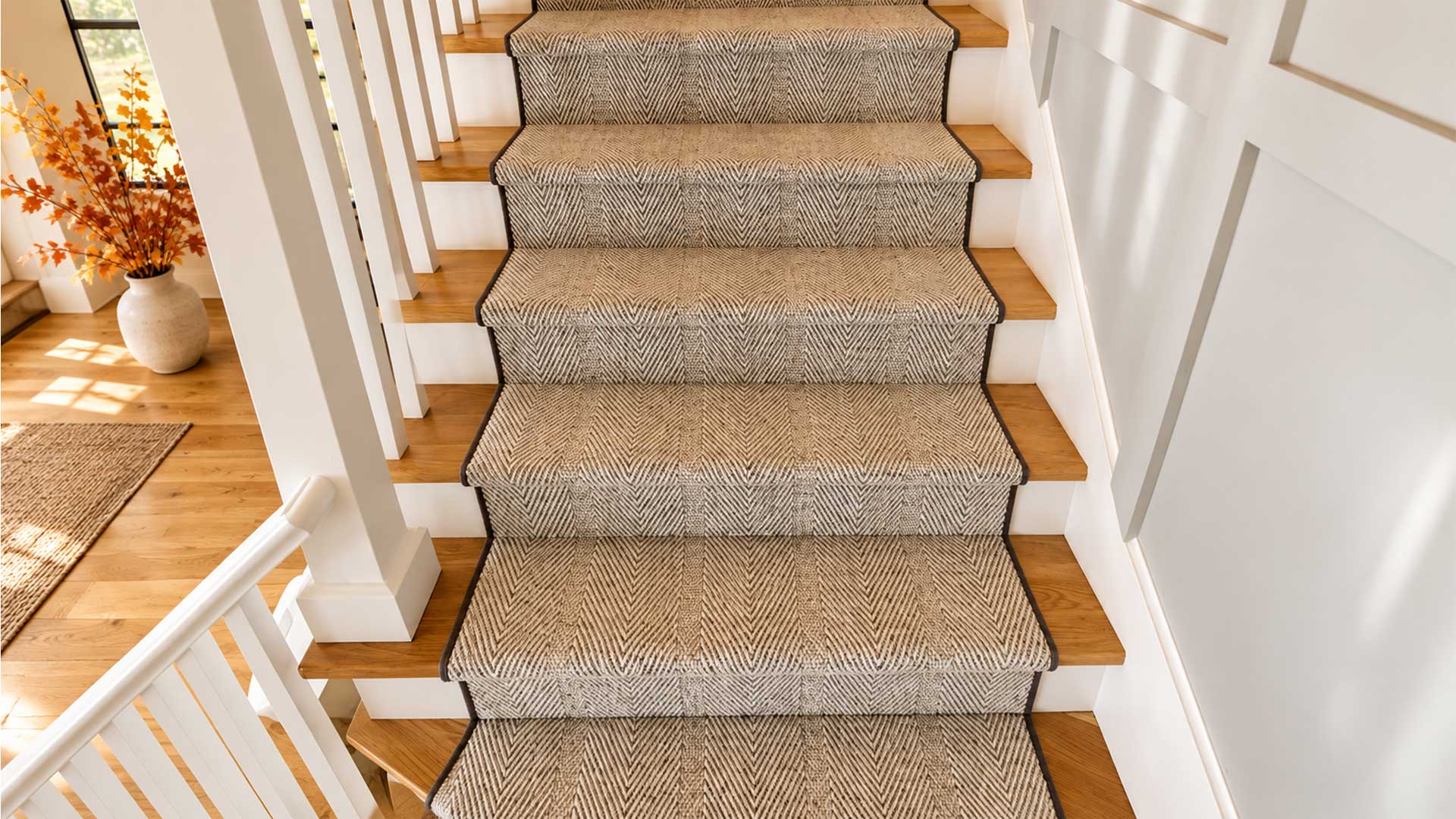 Tapis pour l'automne dans un intérieur chaleureux à Montréal